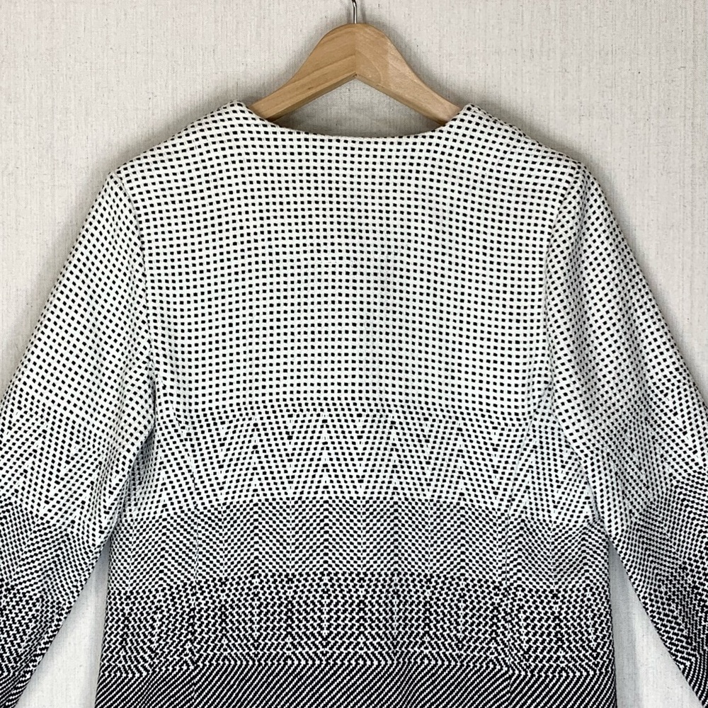 NIC+ZOE~Women’s‎ “Connect the Dots” Black/White Asymmetric Zip Jacket~M - Picture 8 of 13